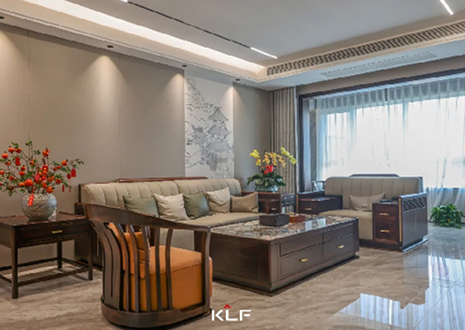 KLF全屋記 | 138㎡現(xiàn)代新中式之家，勾勒古典國風(fēng)雅韻